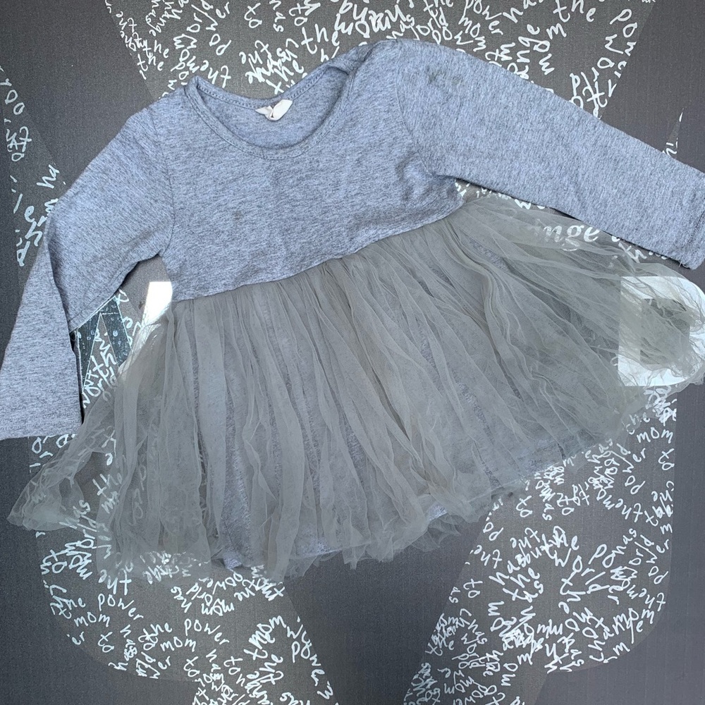 **ADORBS!** Stretch Knit Tutu Dress